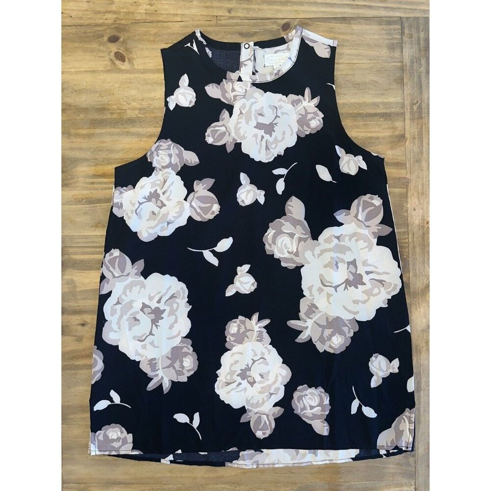 Mud Pie Women’s Dressy Tank Floral Small EUC